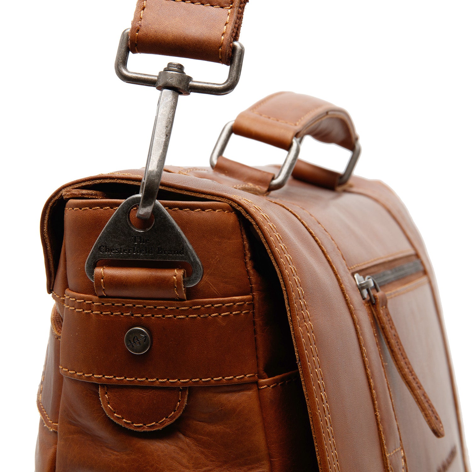 The Chesterfield Brand Gili Sac Messager Cuir 34 Cm - Sac Bandoulière Ordinateur Portable Élégant