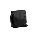 Sac Bandoulière en Cuir Noir Remy