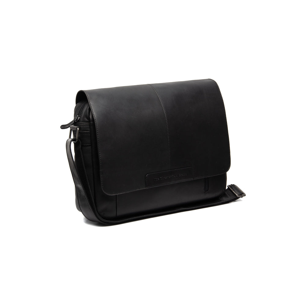 Leather Laptop Bag Black Richard
