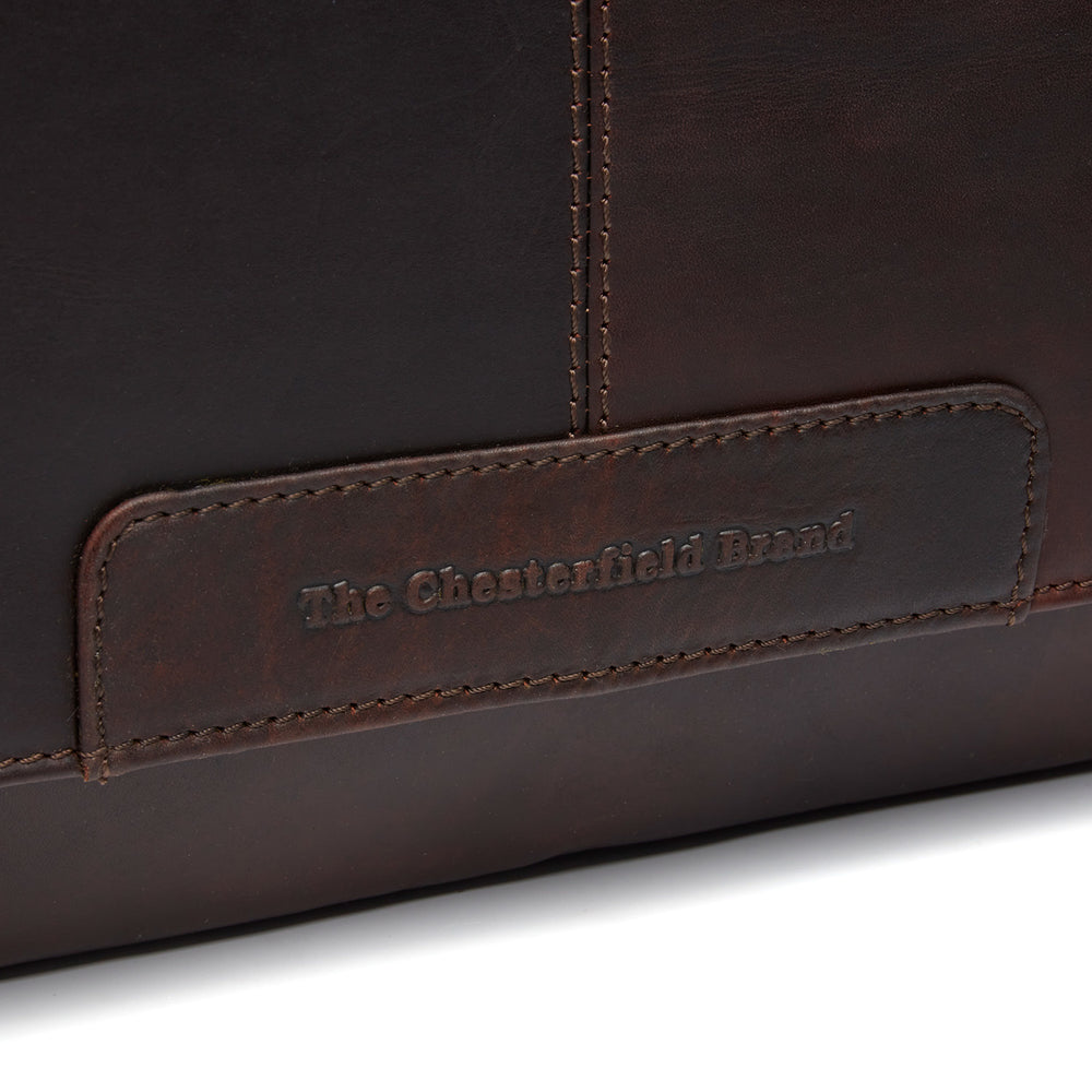 Leather Laptop Bag Brown Richard