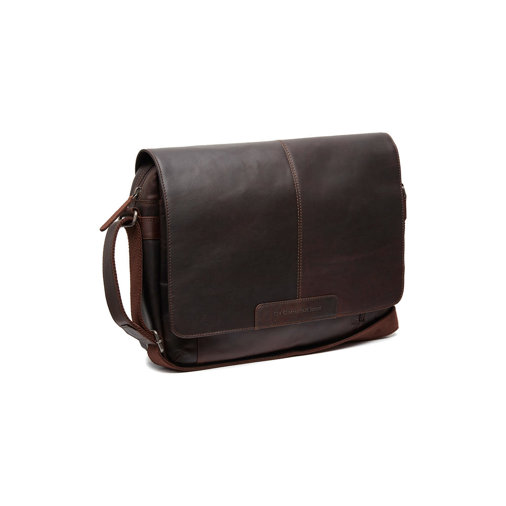 Leather Laptop Bag Brown Richard