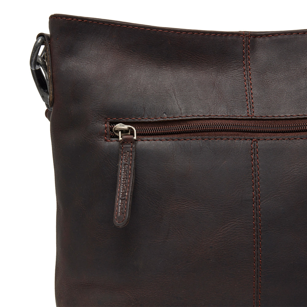 Leather Shoulder Bag Brown Jen