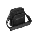 Leren Crossbody Tas Zwart Bremen