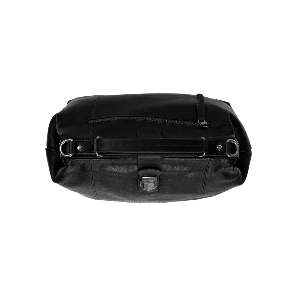 Leather Handbag Black Shaun