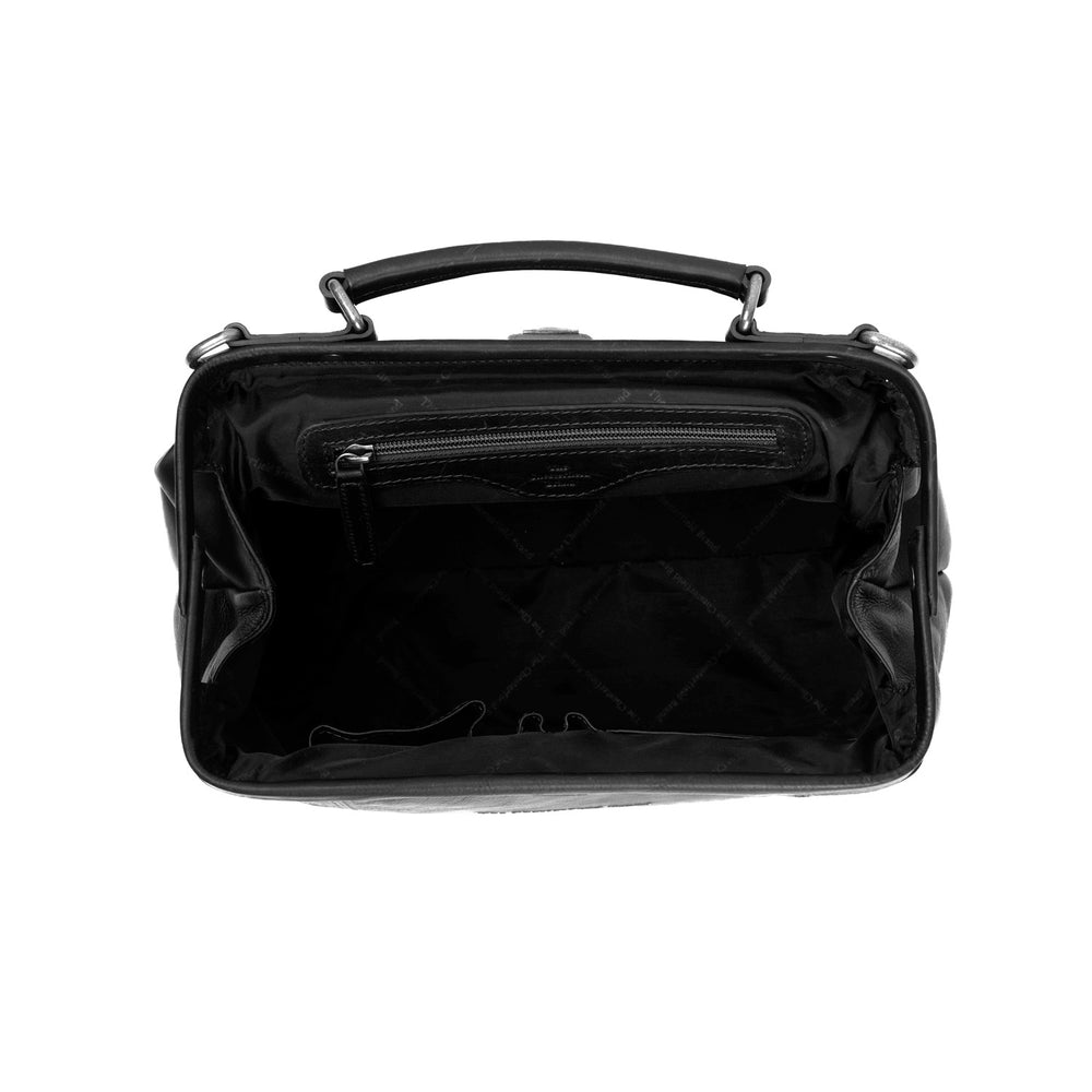 Leather Handbag Black Shaun