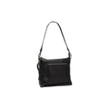 Sac Bandoulière en Cuir Noir Faro