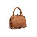 Leren Handtas Cognac Chili