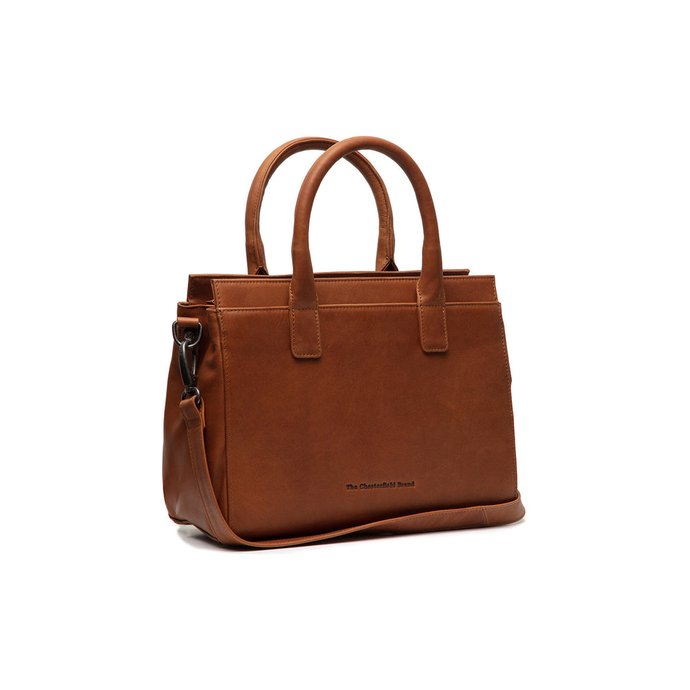 Leather Schoulder bag Cognac Garda