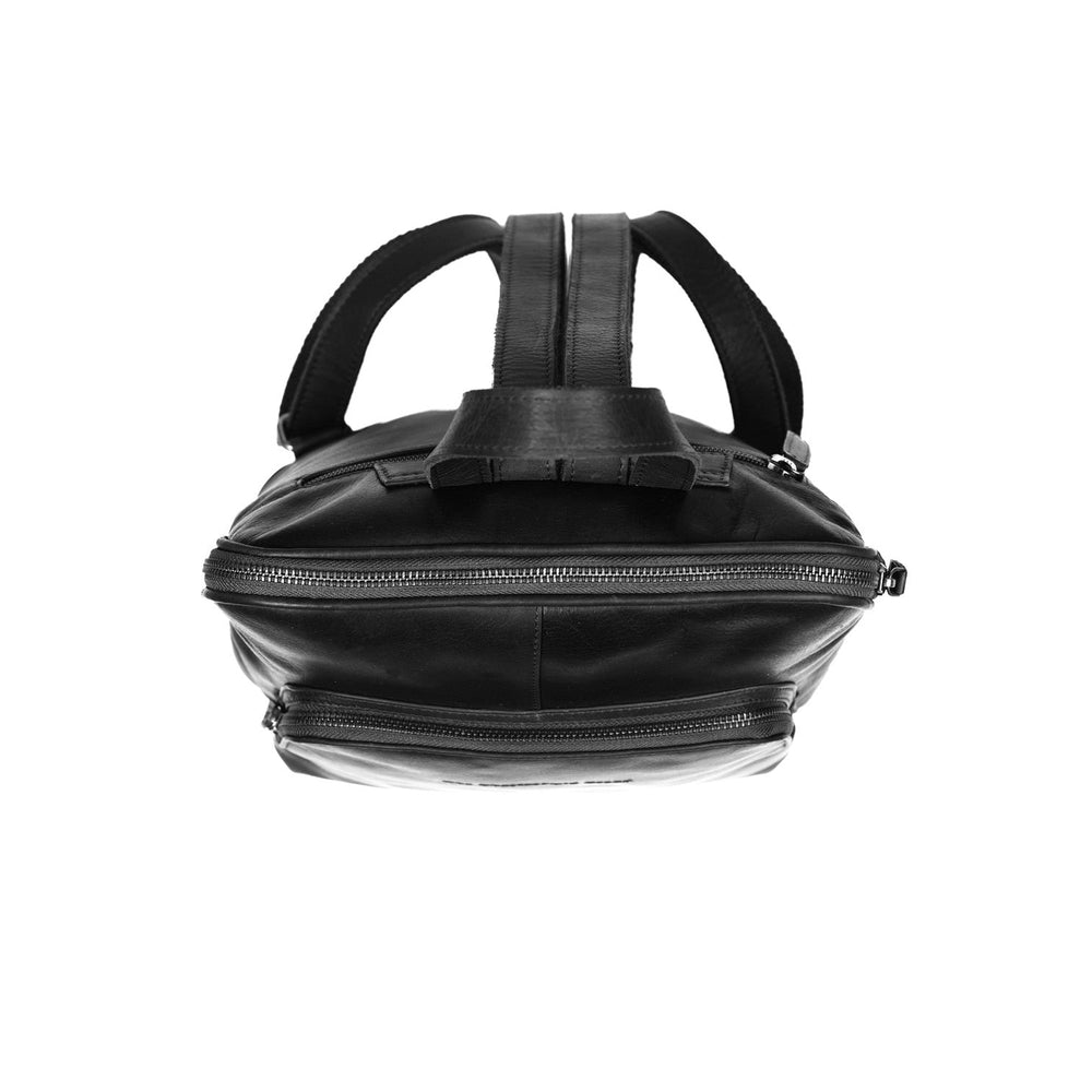Leather Backpack Black Naomi