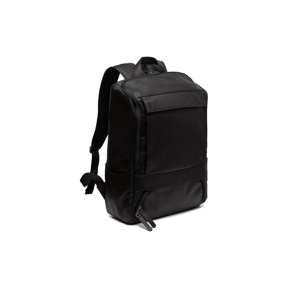 Leather Backpack Black Rich