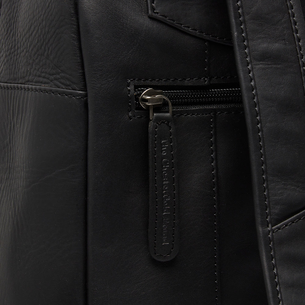 Leather Backpack Black Bellary