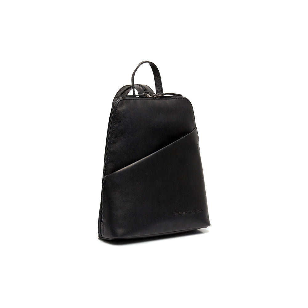 Leather Backpack Black Clair