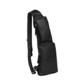 Leder Slingbag Schwarz Logan
