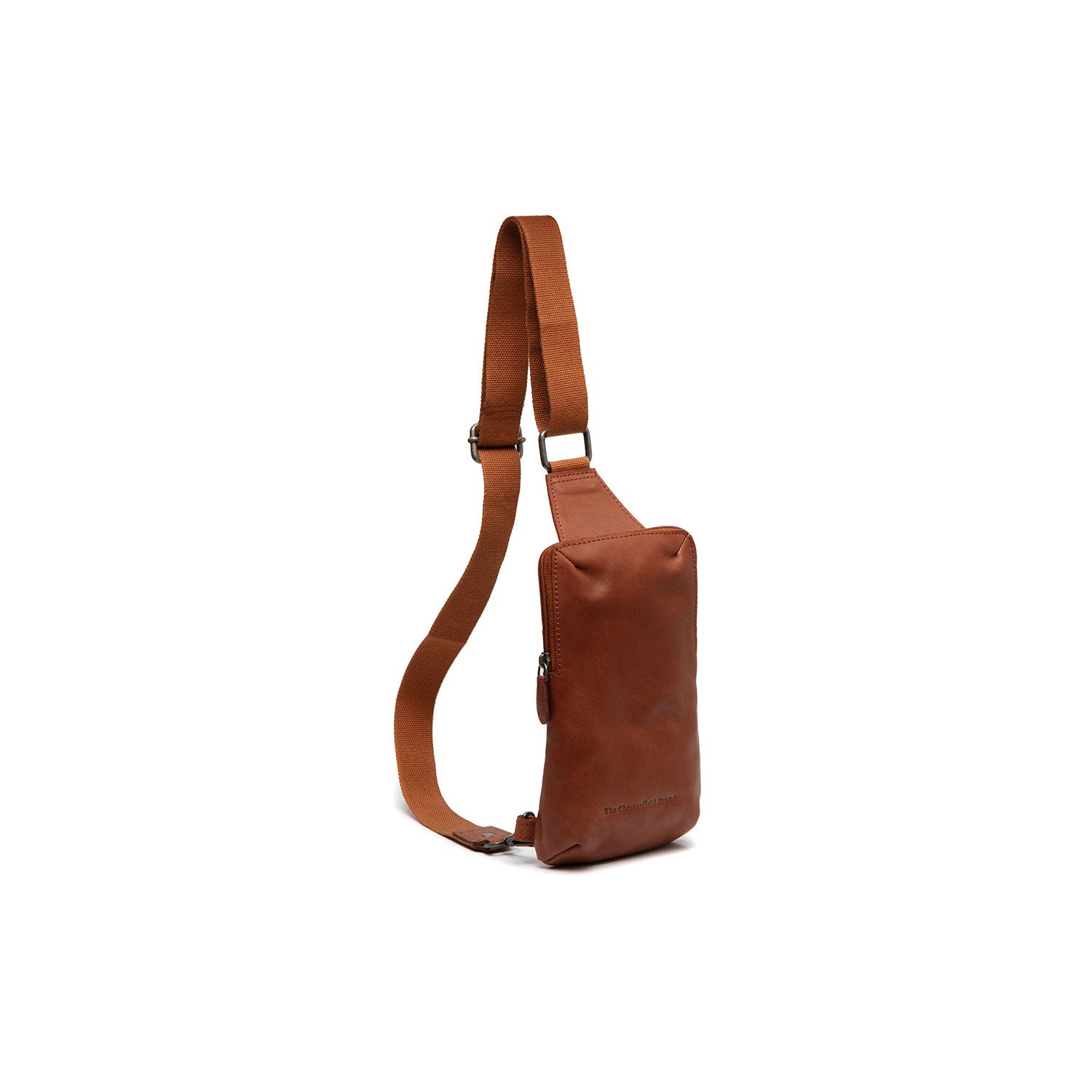 Leren Sling Bag Cognac Cambridge