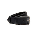 Ceinture en Cuir Noir Tanaro
