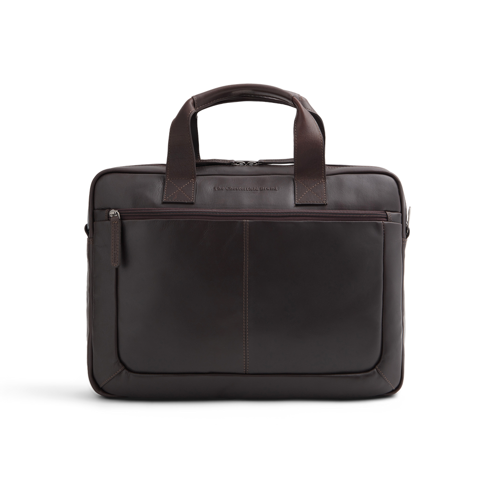 Leder Laptoptasche Braun Calvi
