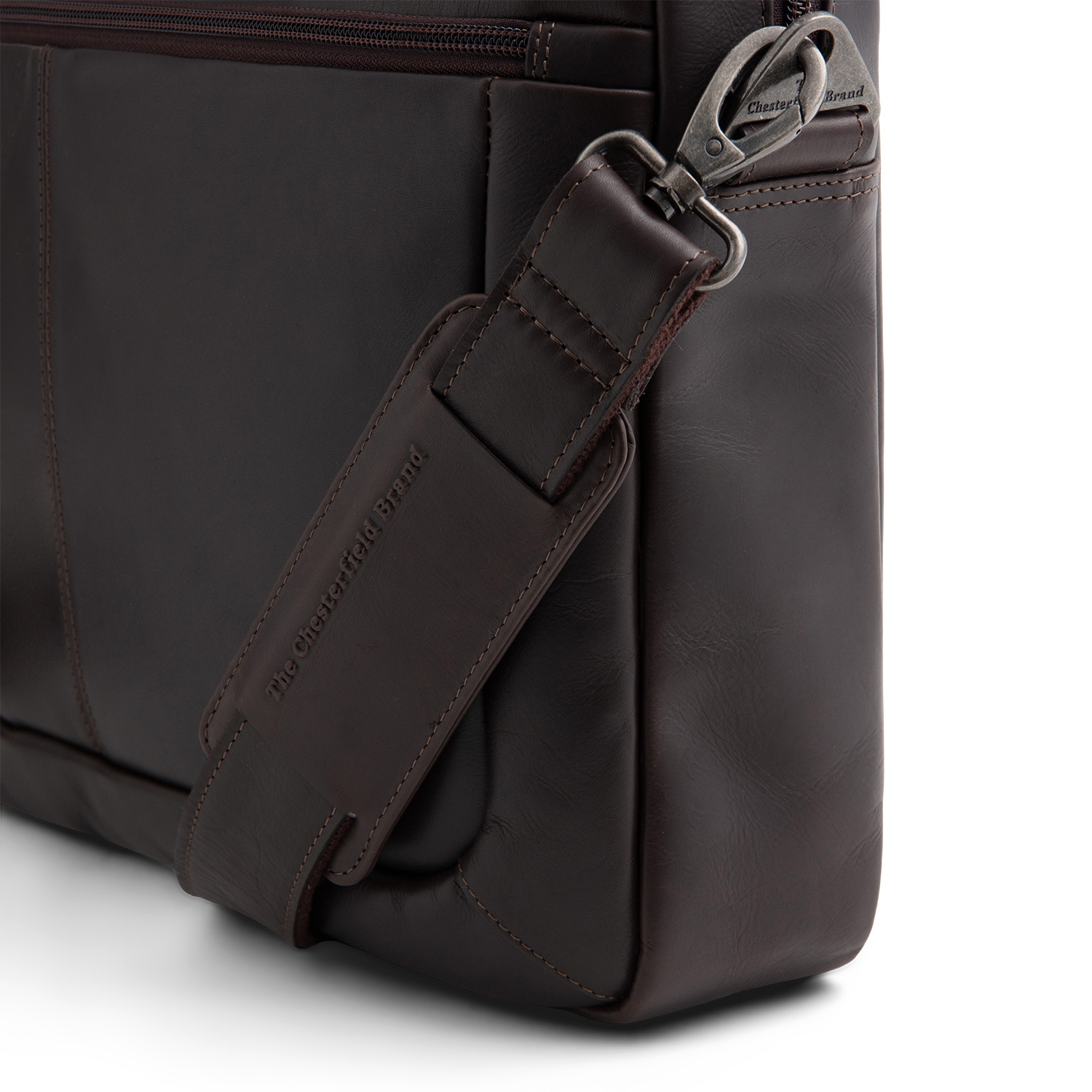 Leder Laptoptasche Braun Calvi