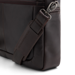 Leder Laptoptasche Braun Calvi