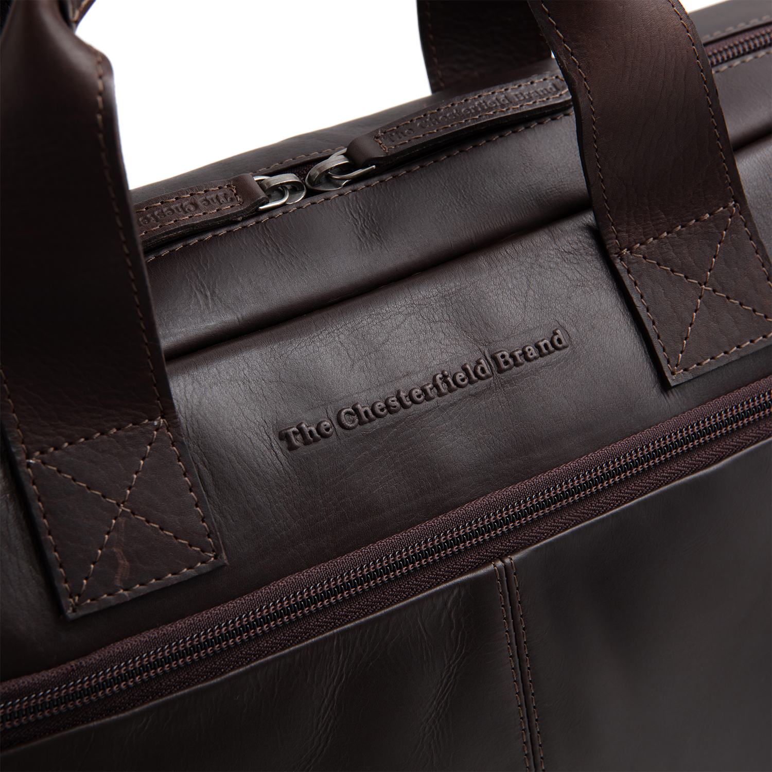 Leder Laptoptasche Braun Calvi