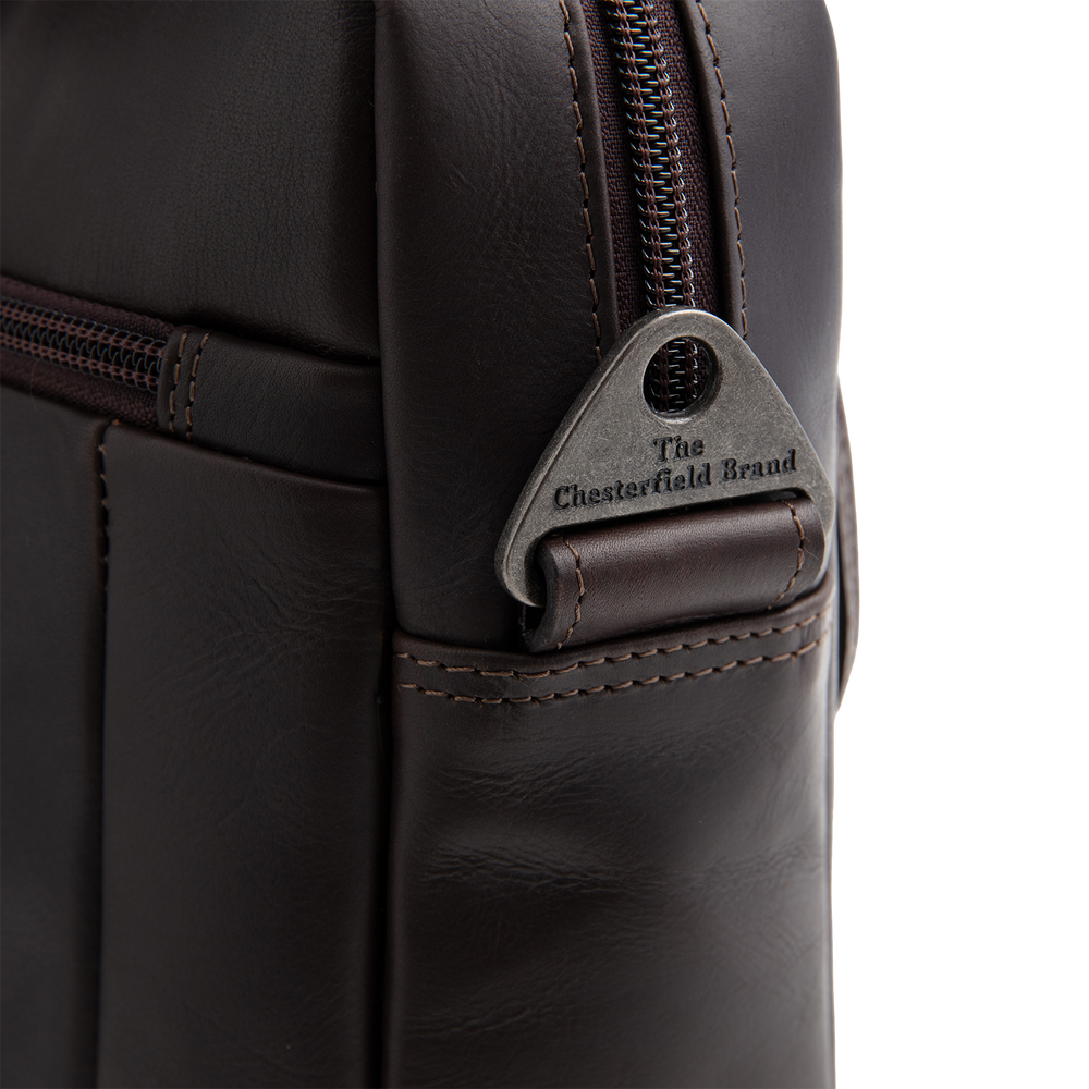 Leder Laptoptasche Braun Calvi
