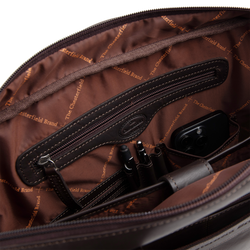Leder Laptoptasche Braun Calvi