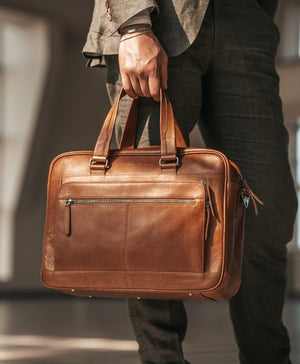 Leather Laptop Shoulder Bags
