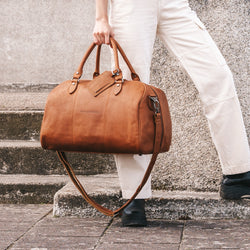Sac de Voyage en Cuir Cognac Liam
