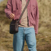 Leather Shoulder Bag Brown Birmingham