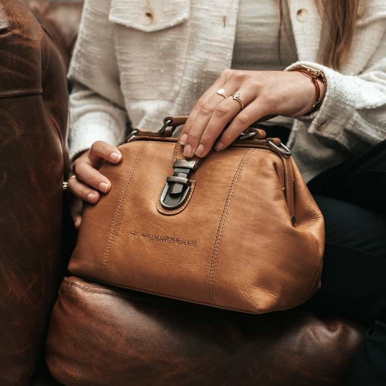 leather Shoulder Bag Cognac Rachael