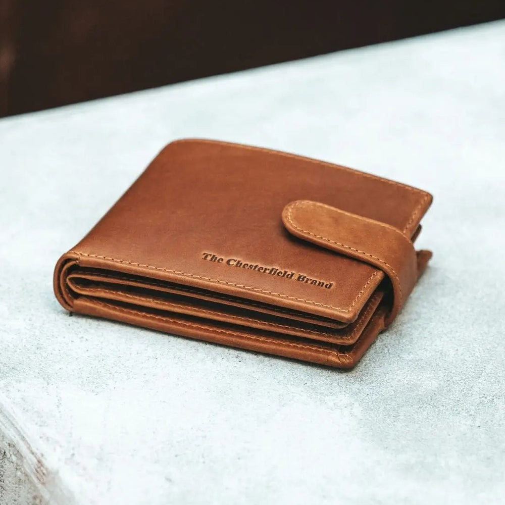 Leather Wallet Cognac Yamba